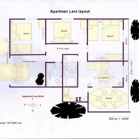 شقة Lara بيساك